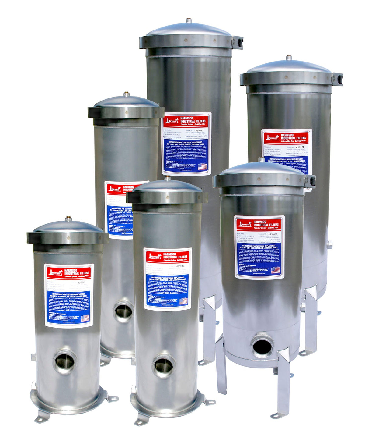 Harmsco BCB Band Clamp Bag Filter Housing
