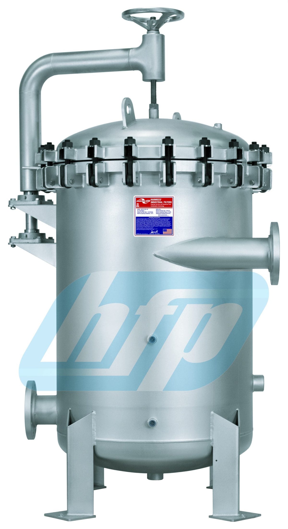Harmsco Hurricane Swing Bolt Bag Filter Housing & Separator Harmsco Hurricane Swing Bolt Filter Housing & Separator