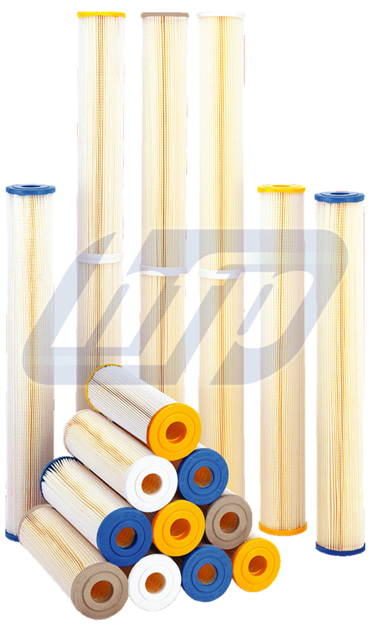 Harmsco Premium 2-3/4 in Pleated Polyester Filter Cartridge