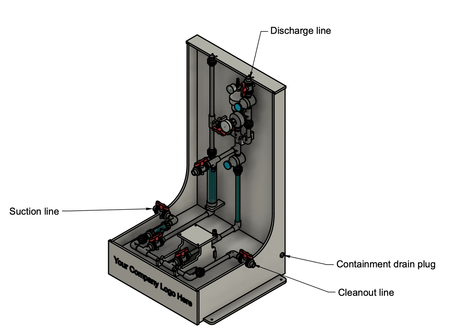 Pre-Engineered Chemical Skid Flooded Suction
